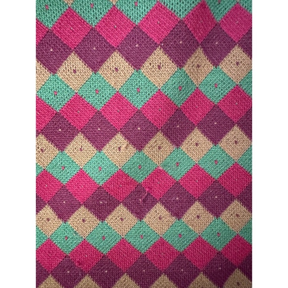 Vtg 60s 70s Multicolor Geometric Print Hip Hugger Pants M - Picture 10 of 10